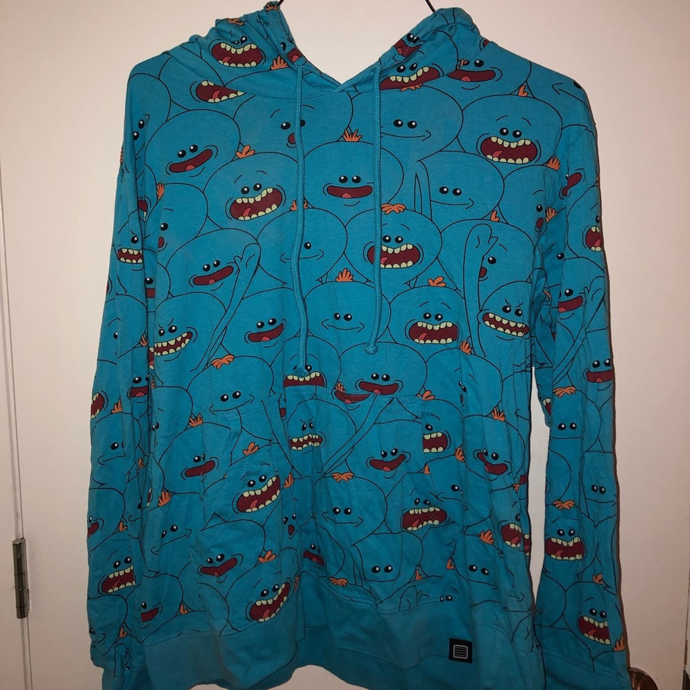 NWOT Rick & Morty Mr. Meeseeks hoodie Loot Crate